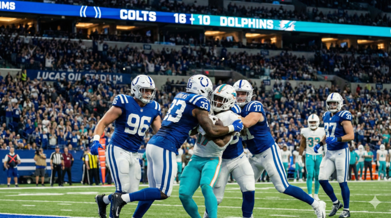 Miami Dolphins vs Indianapolis Colts Match Player Stats