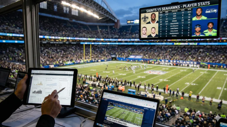 New Orleans Saints vs Seahawks Match Player Stats