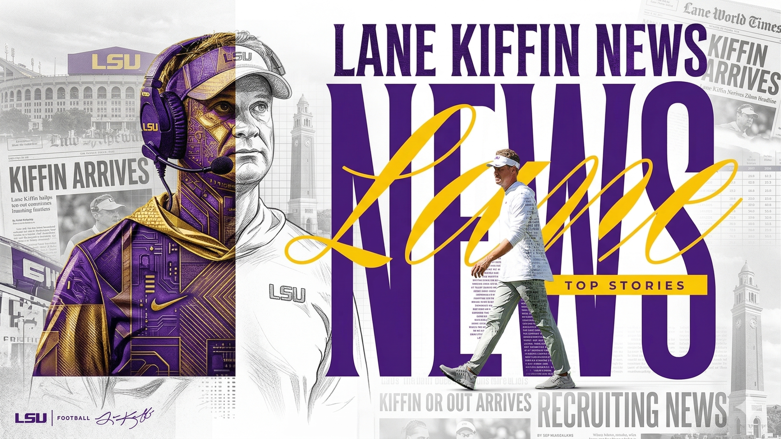 Lane Kiffin News