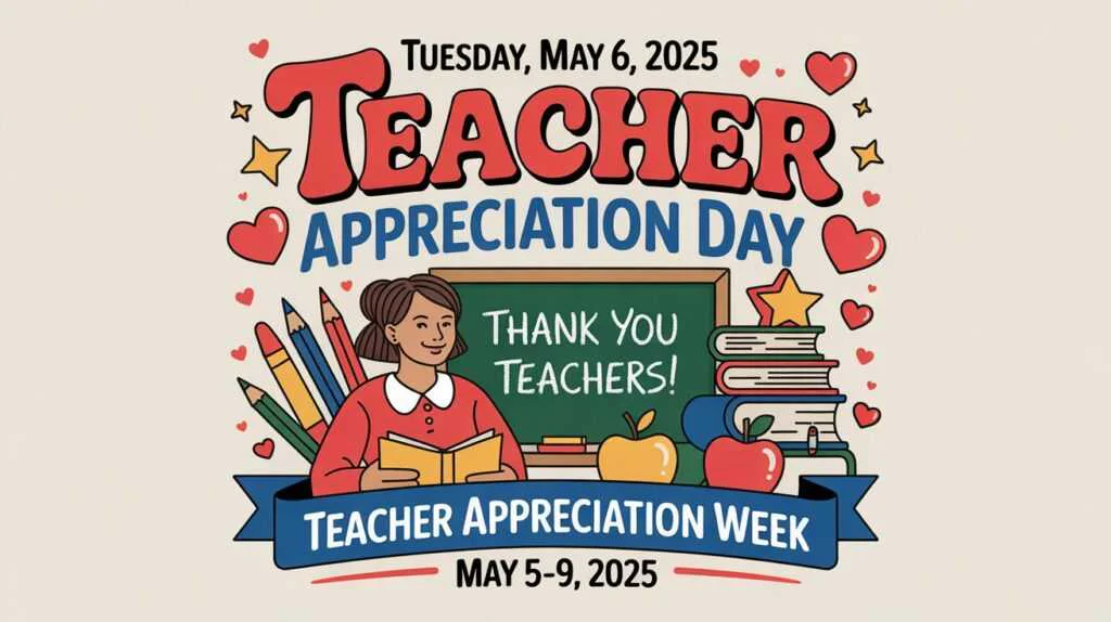 US Teacher Appreciation Day 2025
