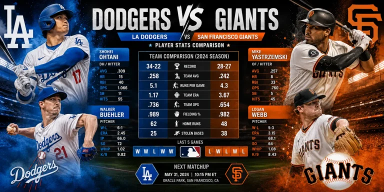 Dodgers vs. Giants