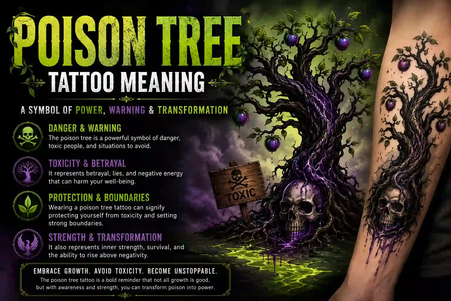 Poison Tree Tattoo Meaning